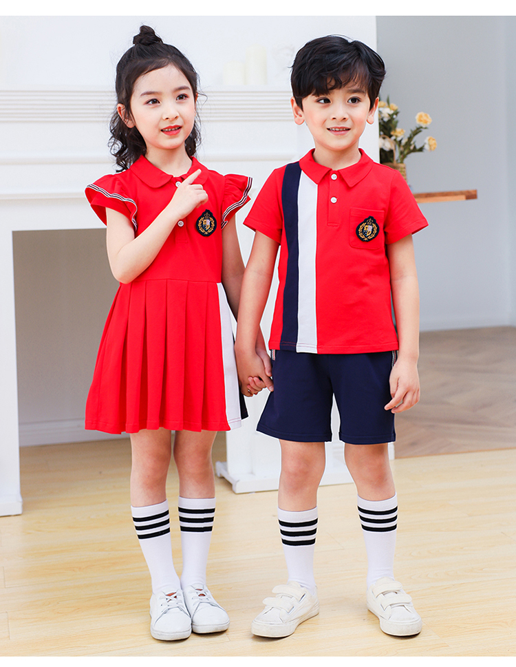 Kindergarten uniform children teacher short-sleeved suit 894-2026 (without label)