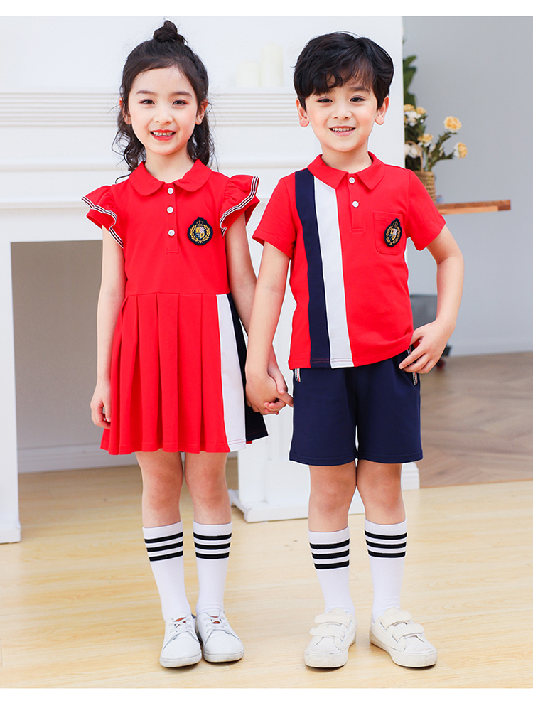 Kindergarten uniform children teacher short-sleeved suit 894-2026 (without label)