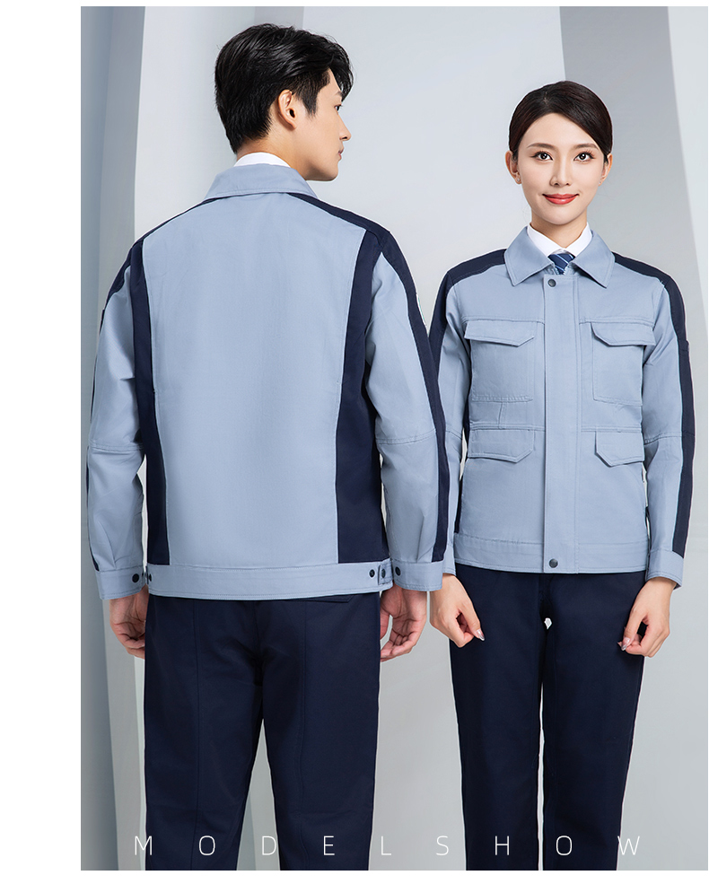 Upgraded anti-static wear-resistant workwear top H28-3D02 top