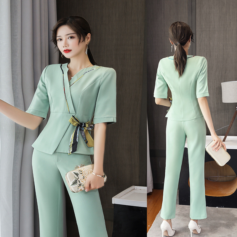 Women high-end fashion work clothes technician suit V02-1275