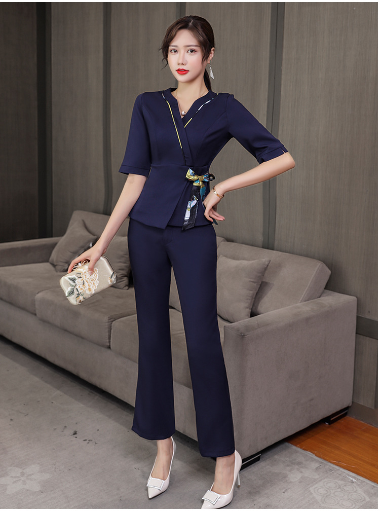 Women high-end fashion work clothes technician suit V02-1275