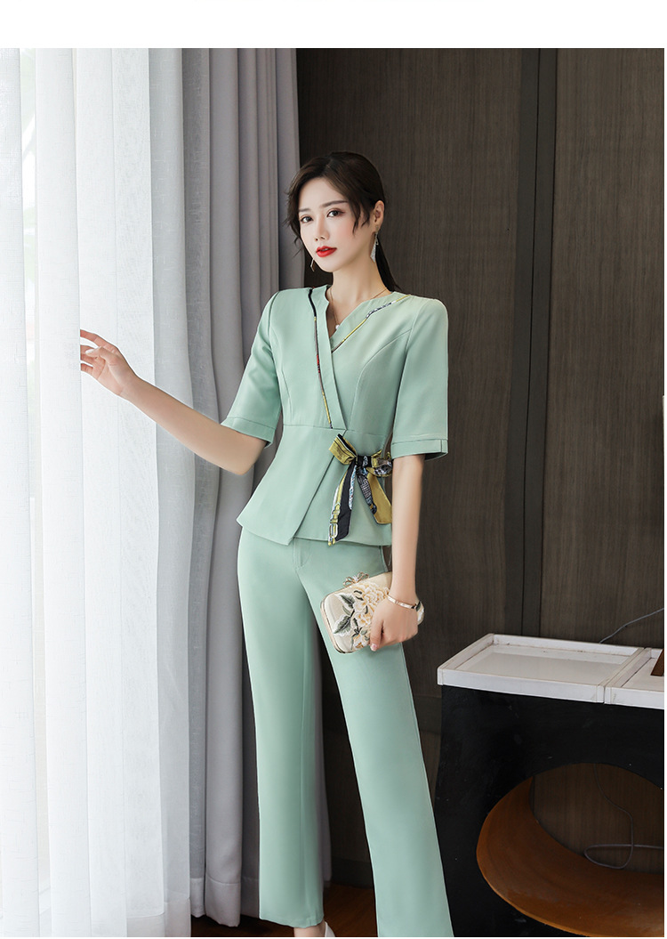 Women high-end fashion work clothes technician suit V02-1275