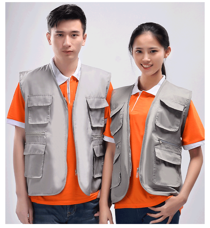 Multi-pocket vest work clothes H30-H048