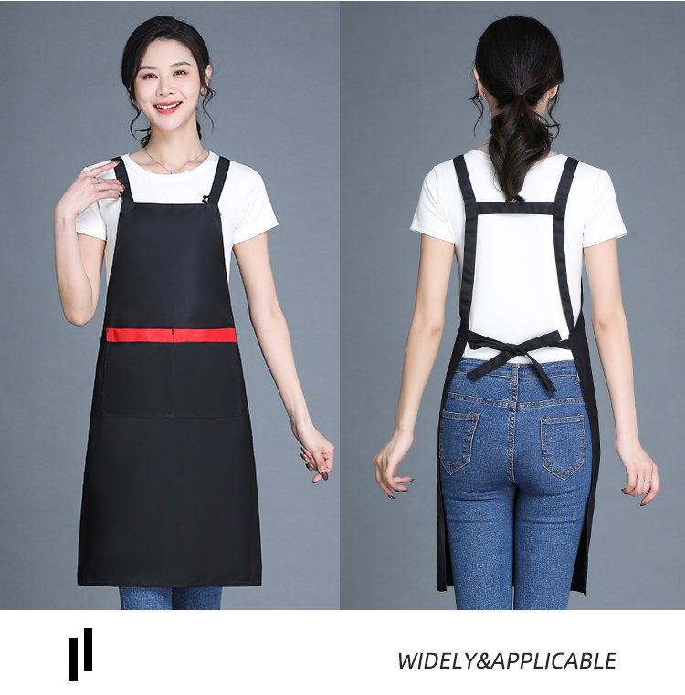 Thickened imitation wool double shoulder strap apron HD1-H588