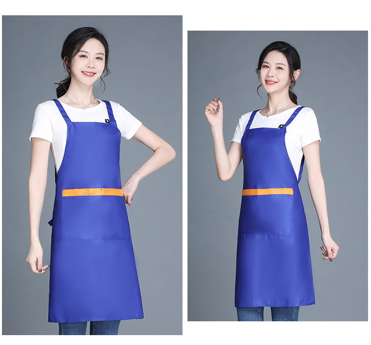 Thickened imitation wool double shoulder strap apron HD1-H588