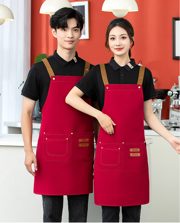 H color canvas adjustable waterproof apron HD1-2405