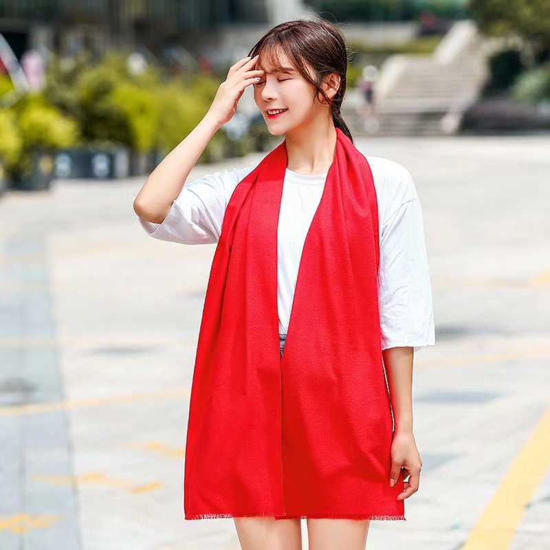 138g acrylic short fleece scarf GT5-WJ04