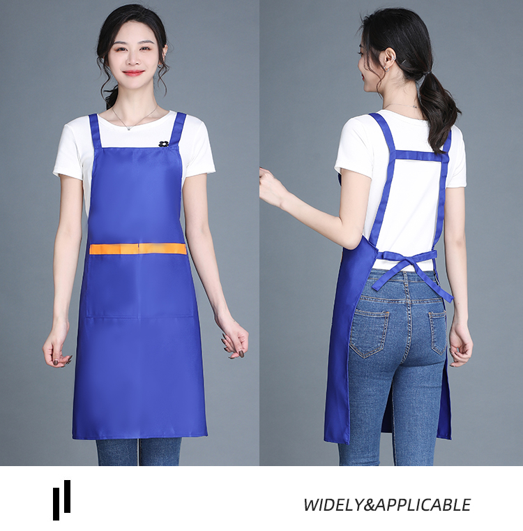 Thickened imitation wool double shoulder strap apron HD1-H588