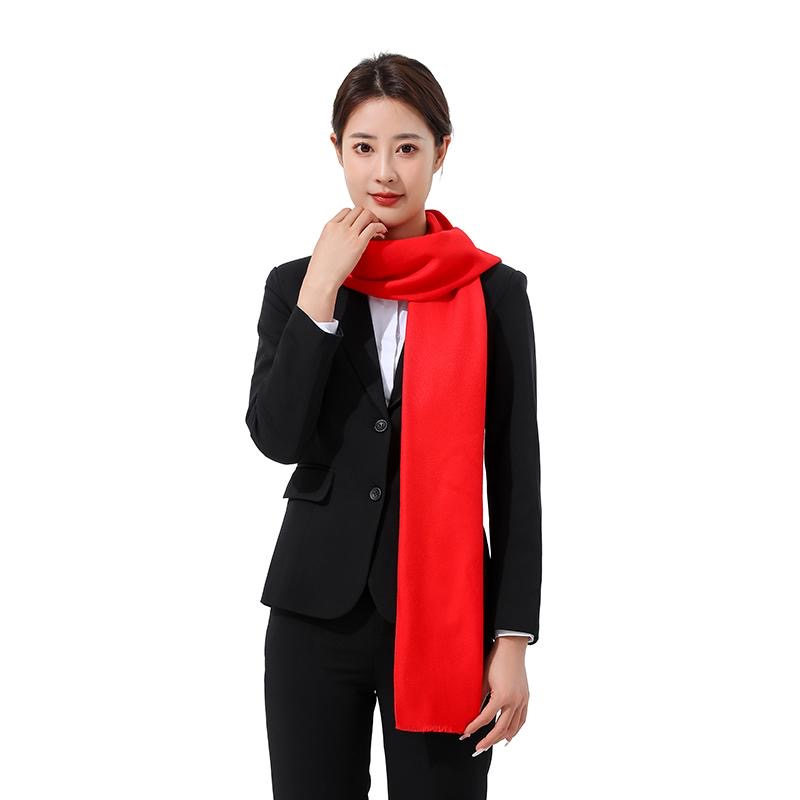 110g twill short beard red scarf H16-YC-012