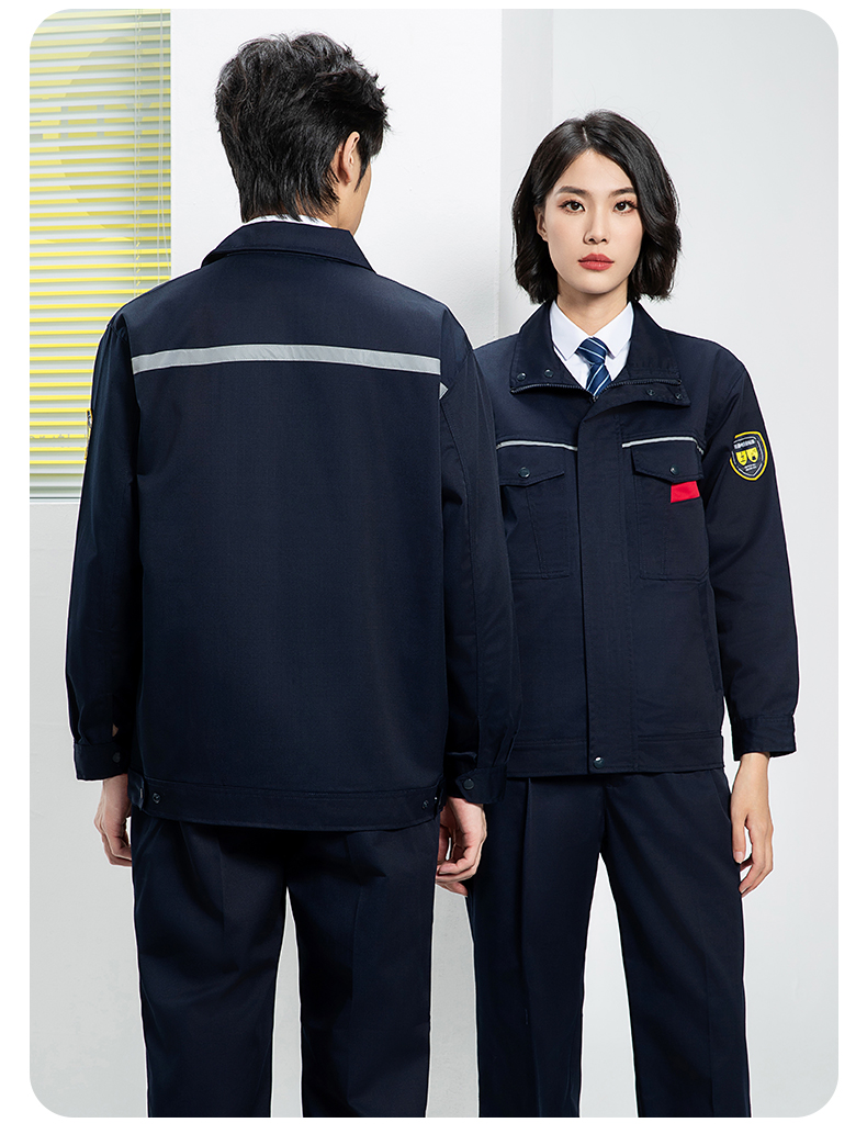 Spring and autumn anti-static acid and alkali work clothes suit H06-1302