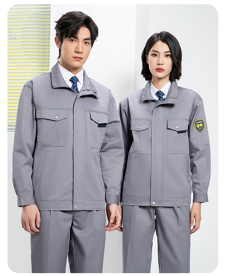 Spring and autumn anti-static acid and alkali work clothes suit H06-1302