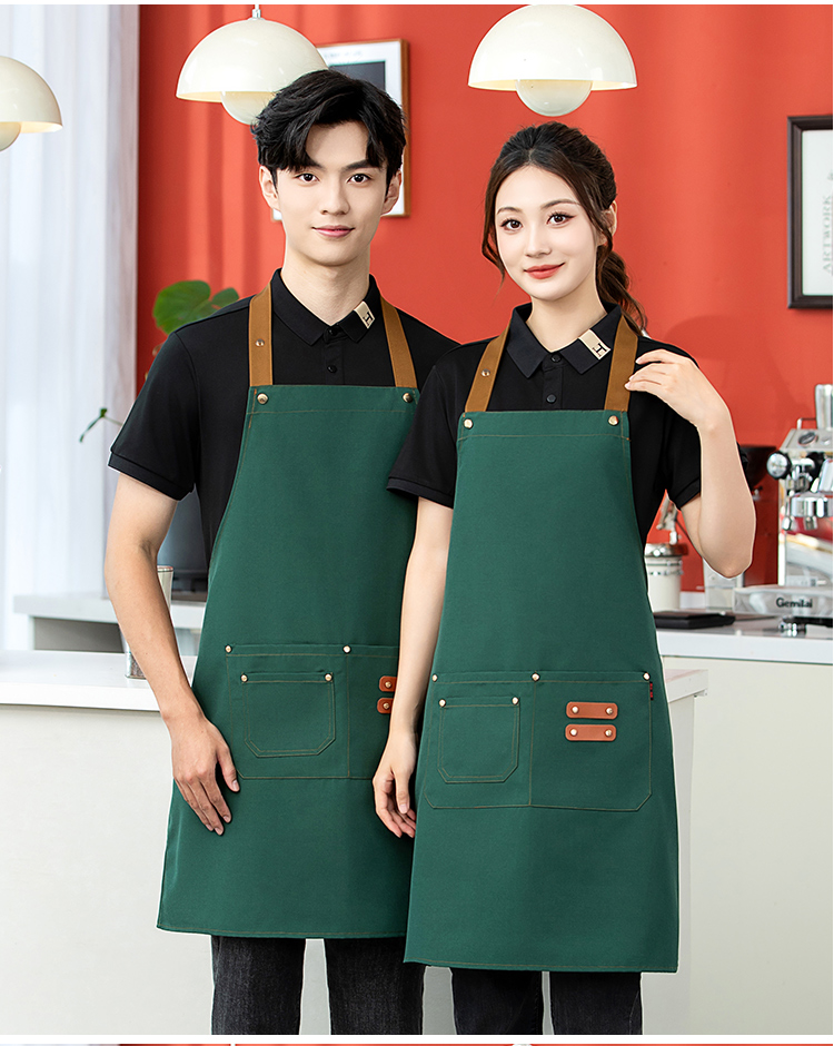 Halter Canvas Waterproof Adjustable Apron HD1-2401