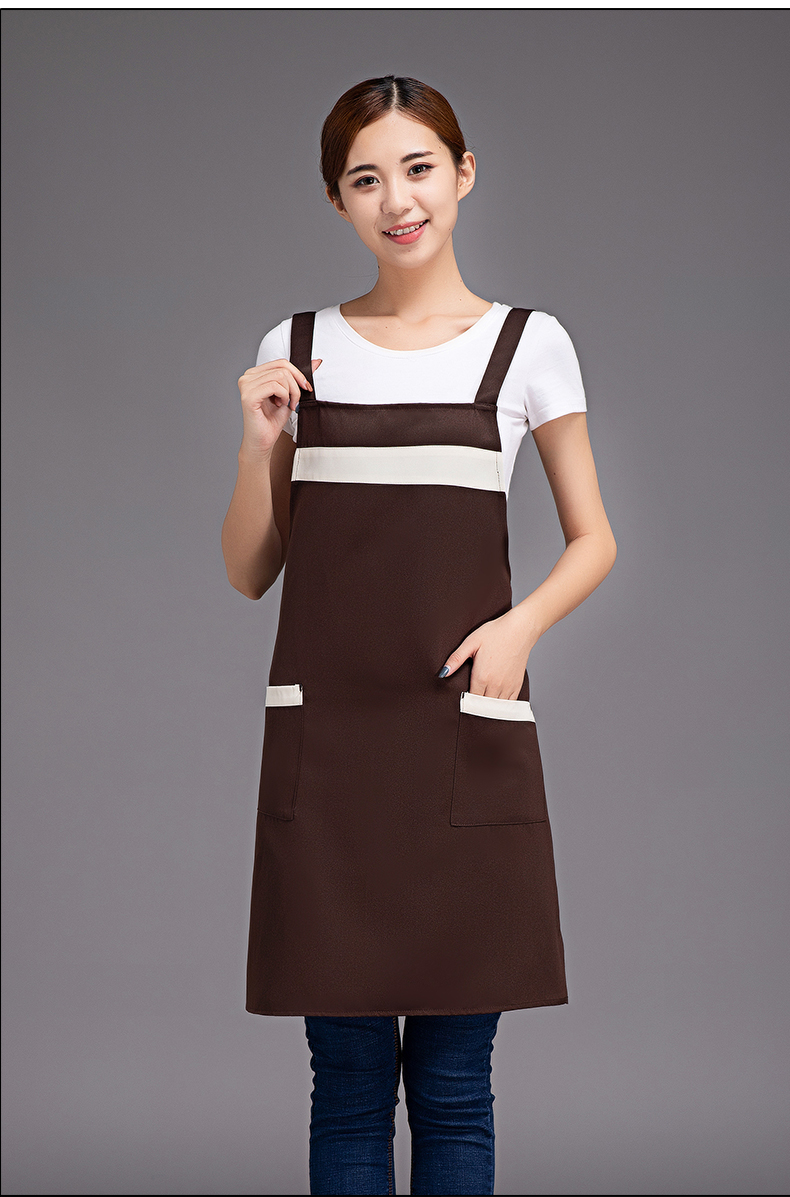 Three straps shoulder apron H10-1026