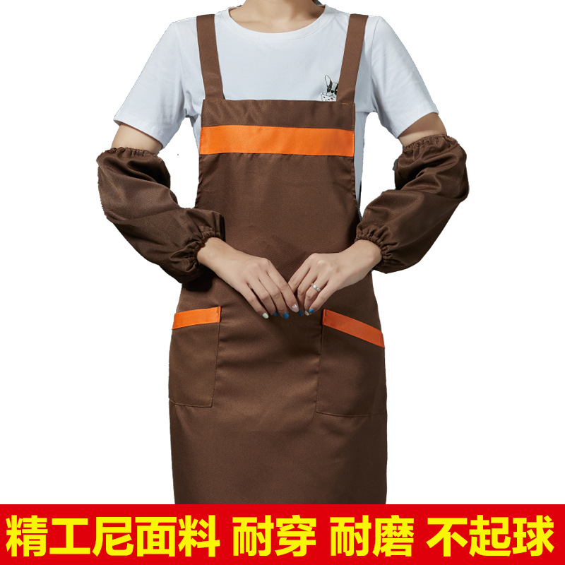 Double shoulder strap apron B05-H with apron