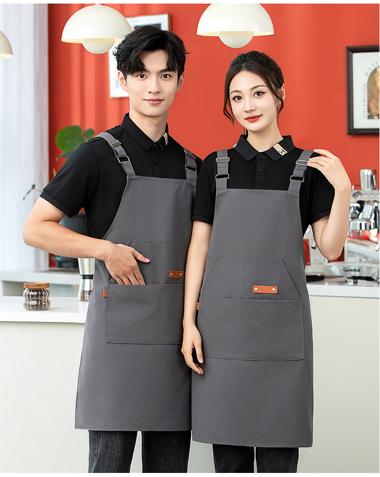 Canvas waterproof metal adjustable straps apron HD1-2412