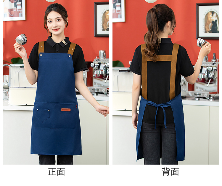 Upgraded H shoulder strap workwear waterproof adjustable apron HD1-07