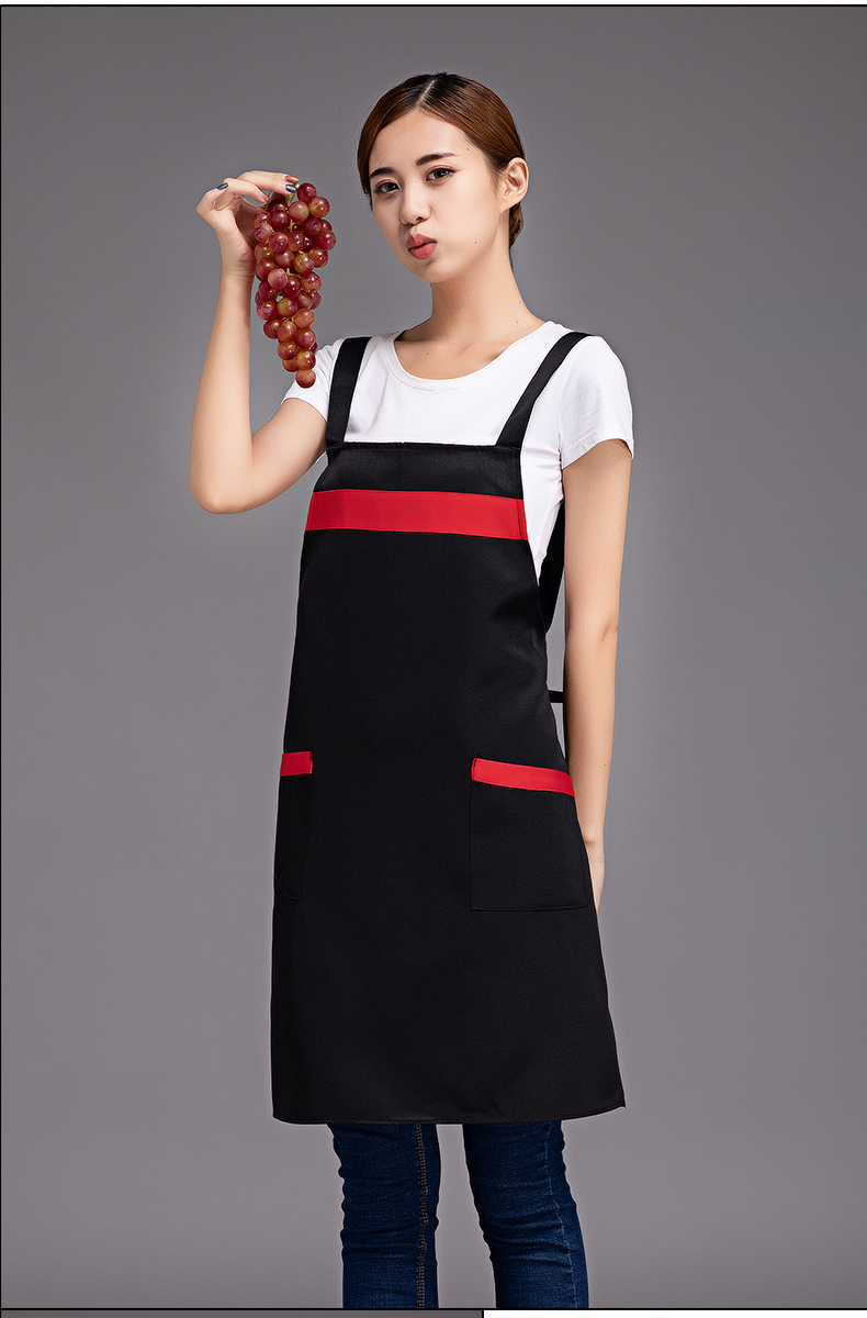 Three straps shoulder apron H10-1026