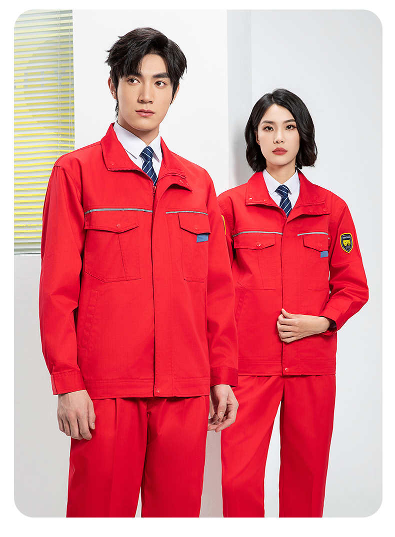 Spring and autumn anti-static acid and alkali work clothes suit H06-1302