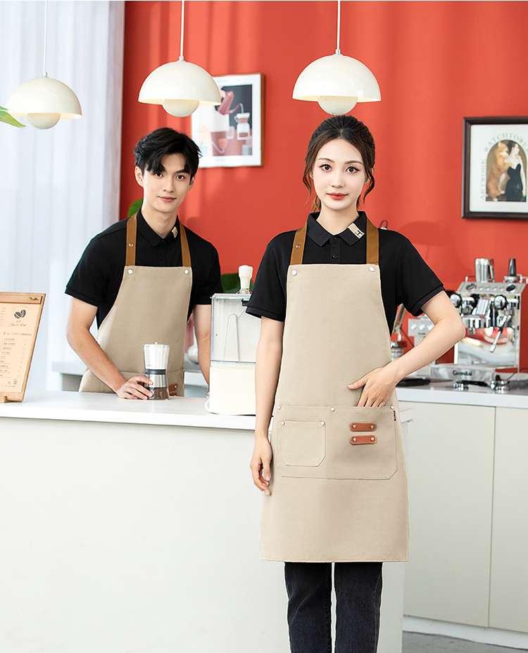 Halter Canvas Waterproof Adjustable Apron HD1-2401