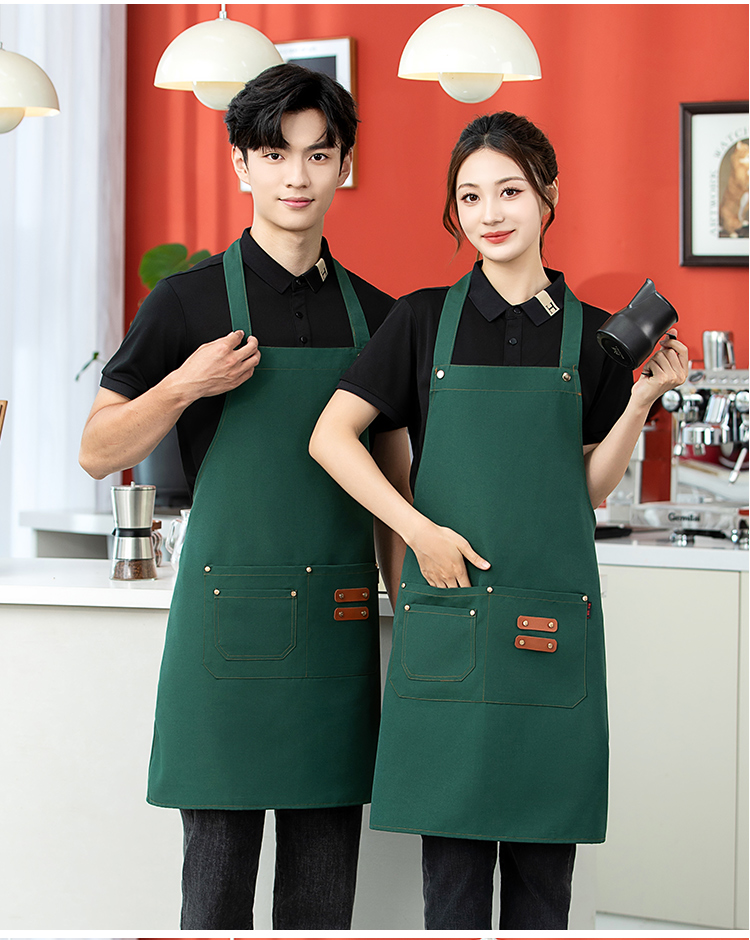 Halter Canvas Waterproof Apron HD1-2403