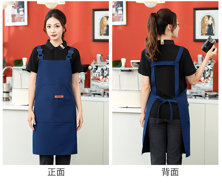 Canvas waterproof metal adjustable straps apron HD1-2412