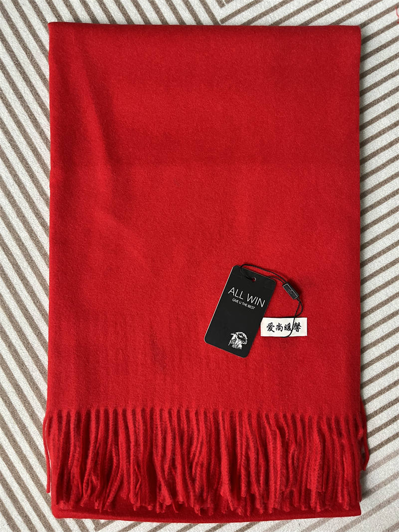 160g small wool red scarf H16-YC-028