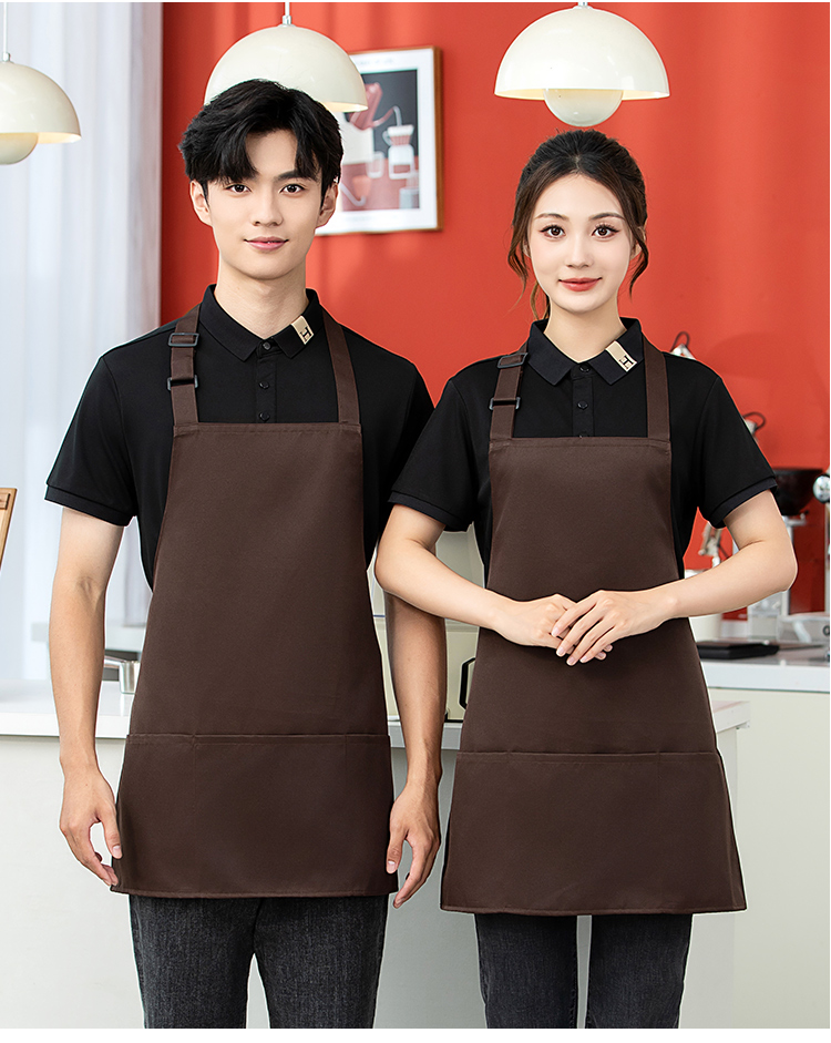 Halter workwear waterproof adjustable three-pocket apron HD1-188