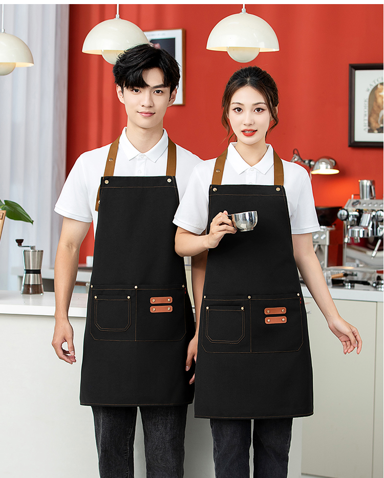 Halter Canvas Waterproof Adjustable Apron HD1-2401