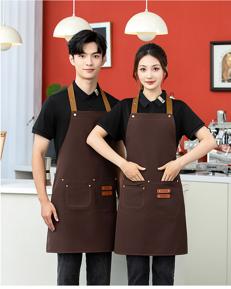 Halter Canvas Waterproof Adjustable Apron HD1-2401