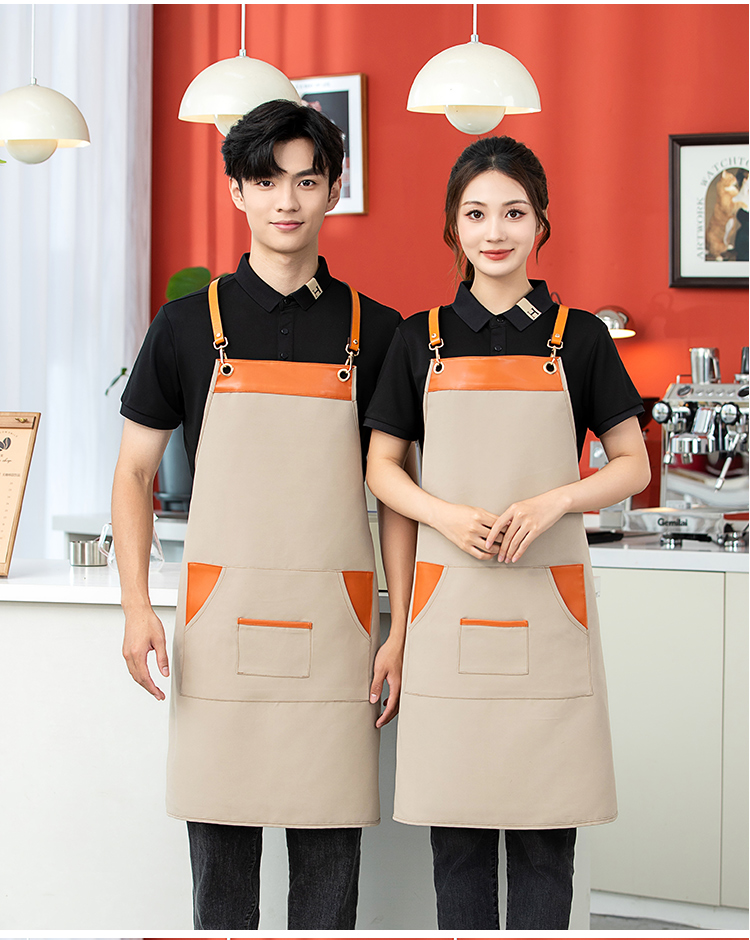 Canvas Waterproof Cross Webbing Apron HD1-2411