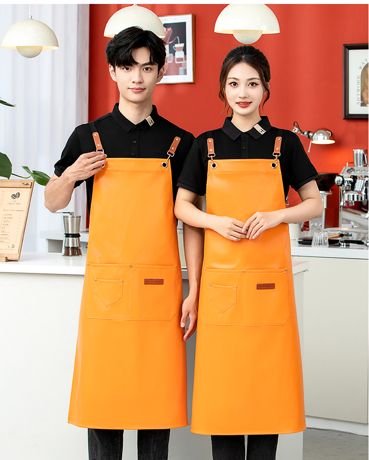 PU waterproof cross webbing apron HD1-P02