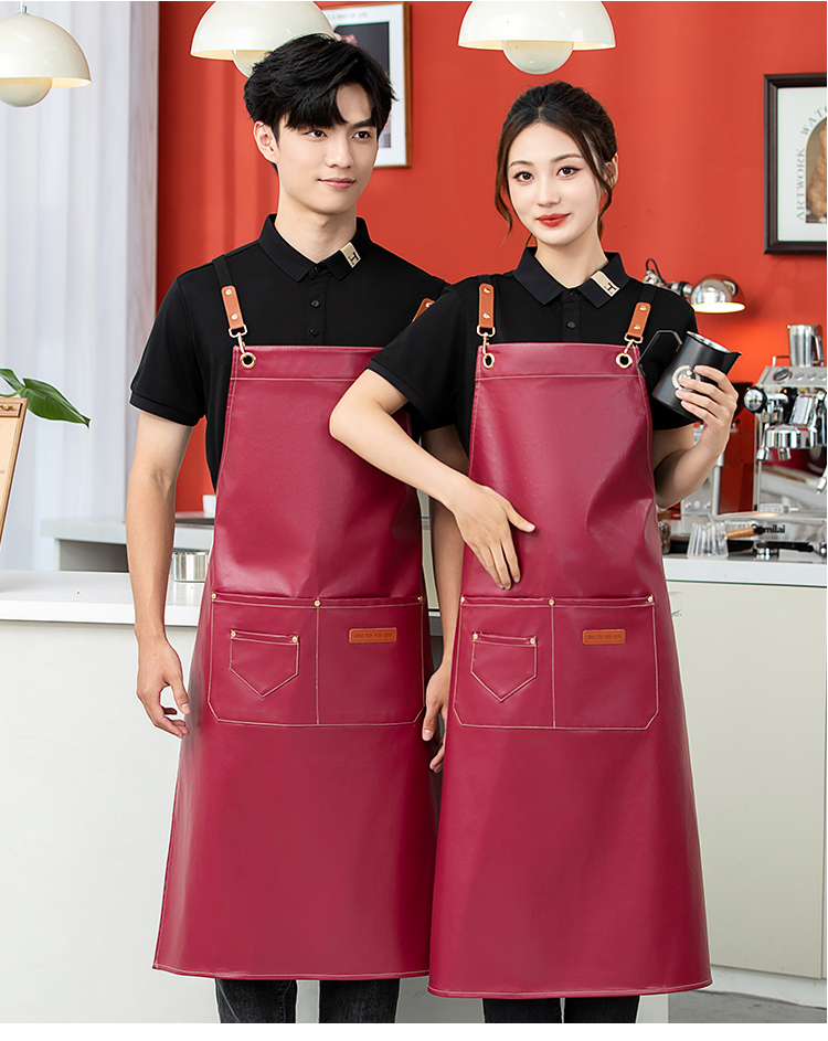 PU waterproof cross webbing apron HD1-P02