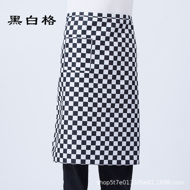 Chef work clothes half-length apron B05-half-length apron