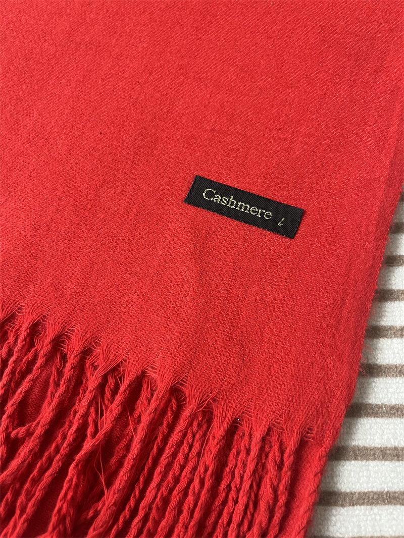 100g gold label small thorn red scarf H16-YC-022 gold label small thorn