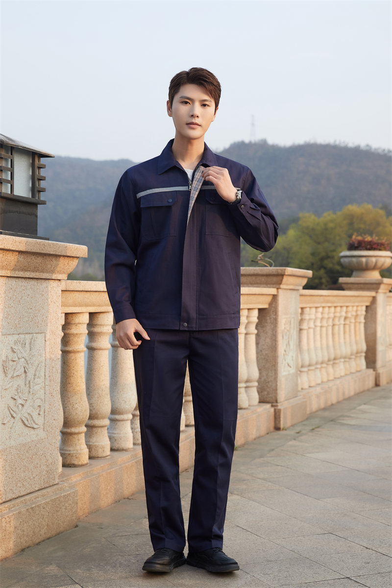 Thick cotton long-sleeved workwear suit Z03-3581