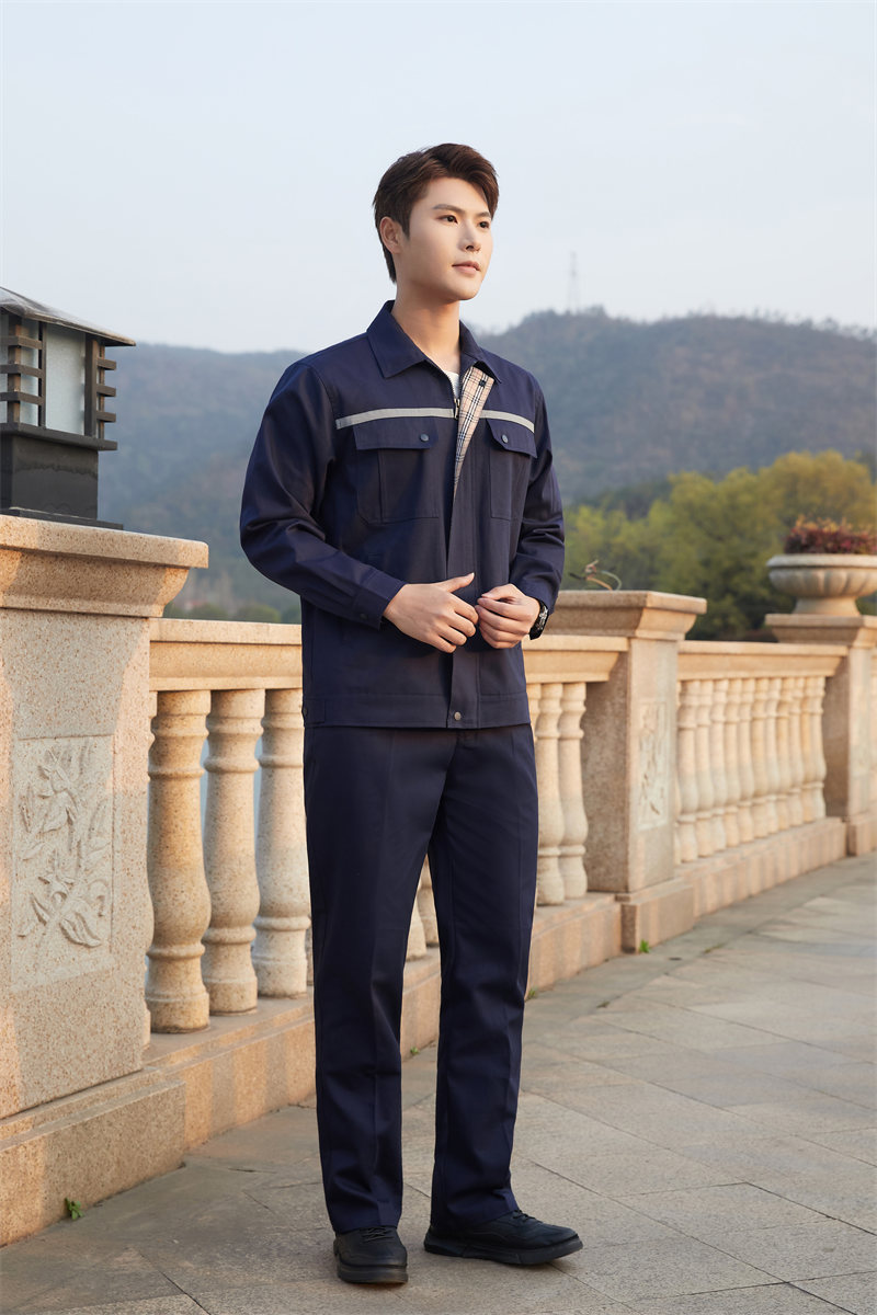 Thick cotton long-sleeved workwear suit Z03-3581