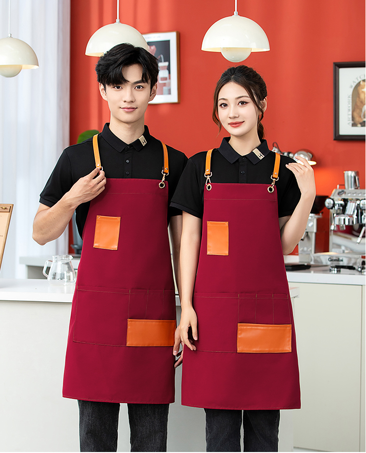 Cross webbing canvas waterproof apron HD1-2409