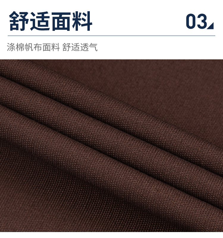 Cross webbing polyester cotton canvas apron HD1-2410