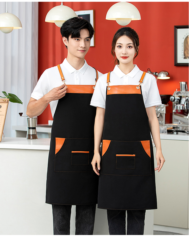 Canvas Waterproof Cross Webbing Apron HD1-2411