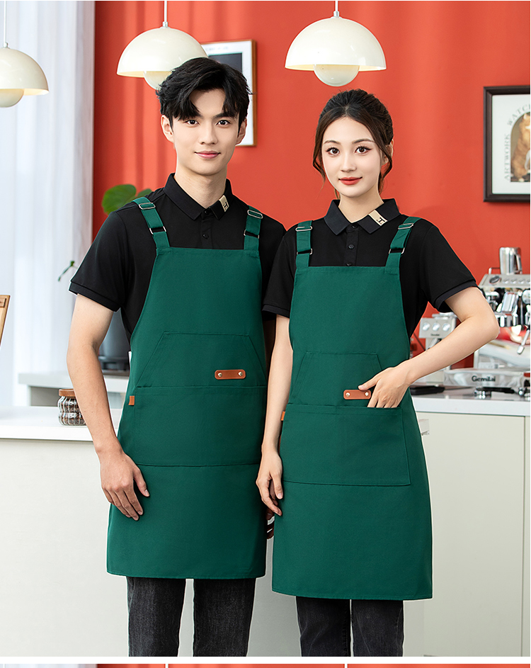 Canvas waterproof metal adjustable straps apron HD1-2412