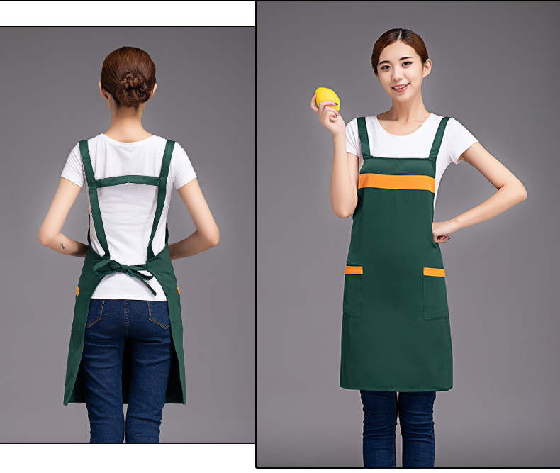 Three straps shoulder apron H10-1026