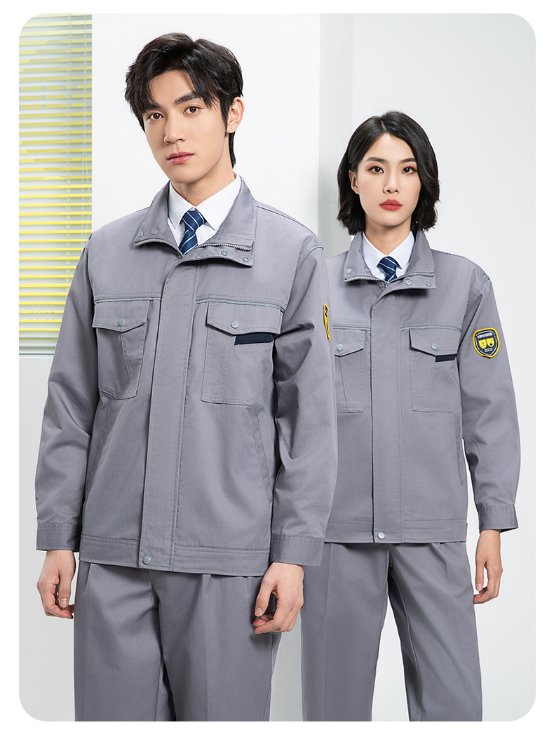 Spring and autumn anti-static acid and alkali work clothes suit H06-1302