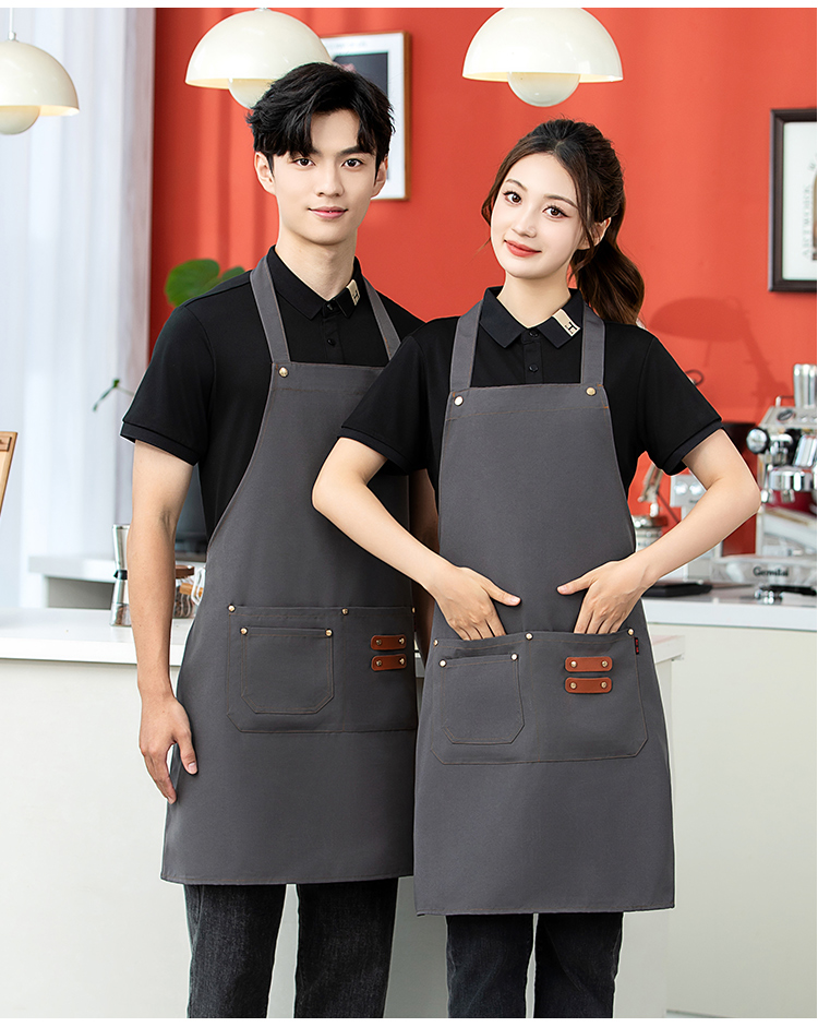 Halter Canvas Waterproof Apron HD1-2403