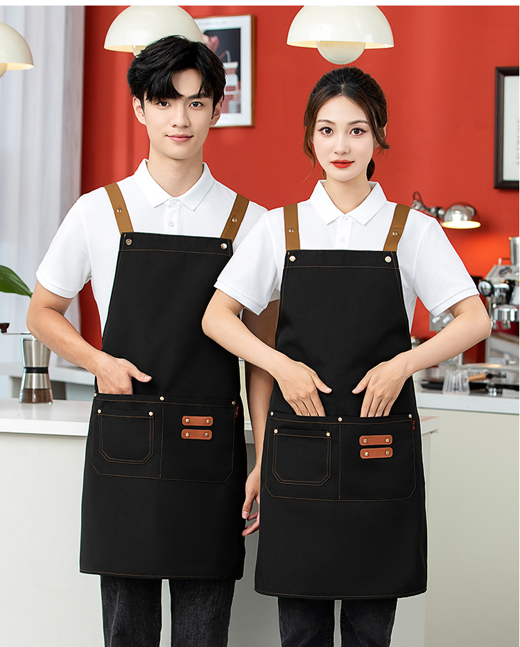 H color canvas adjustable waterproof apron HD1-2405