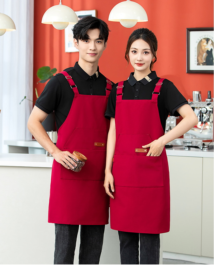 Canvas waterproof metal adjustable straps apron HD1-2412