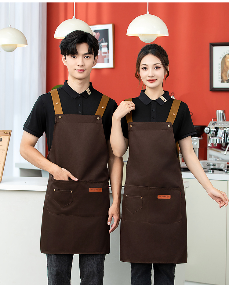 Upgraded H shoulder strap workwear waterproof adjustable apron HD1-07