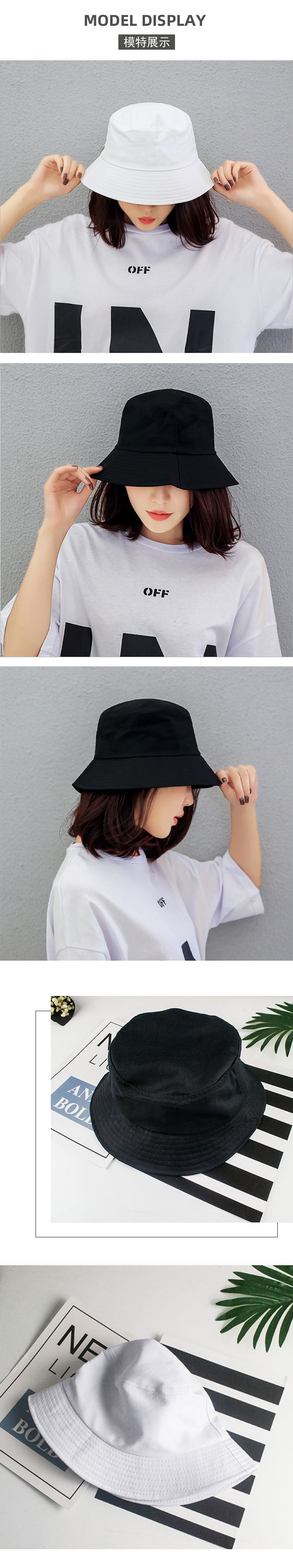 Cotton bucket hat sun hat sun hat GJ5-CPB4