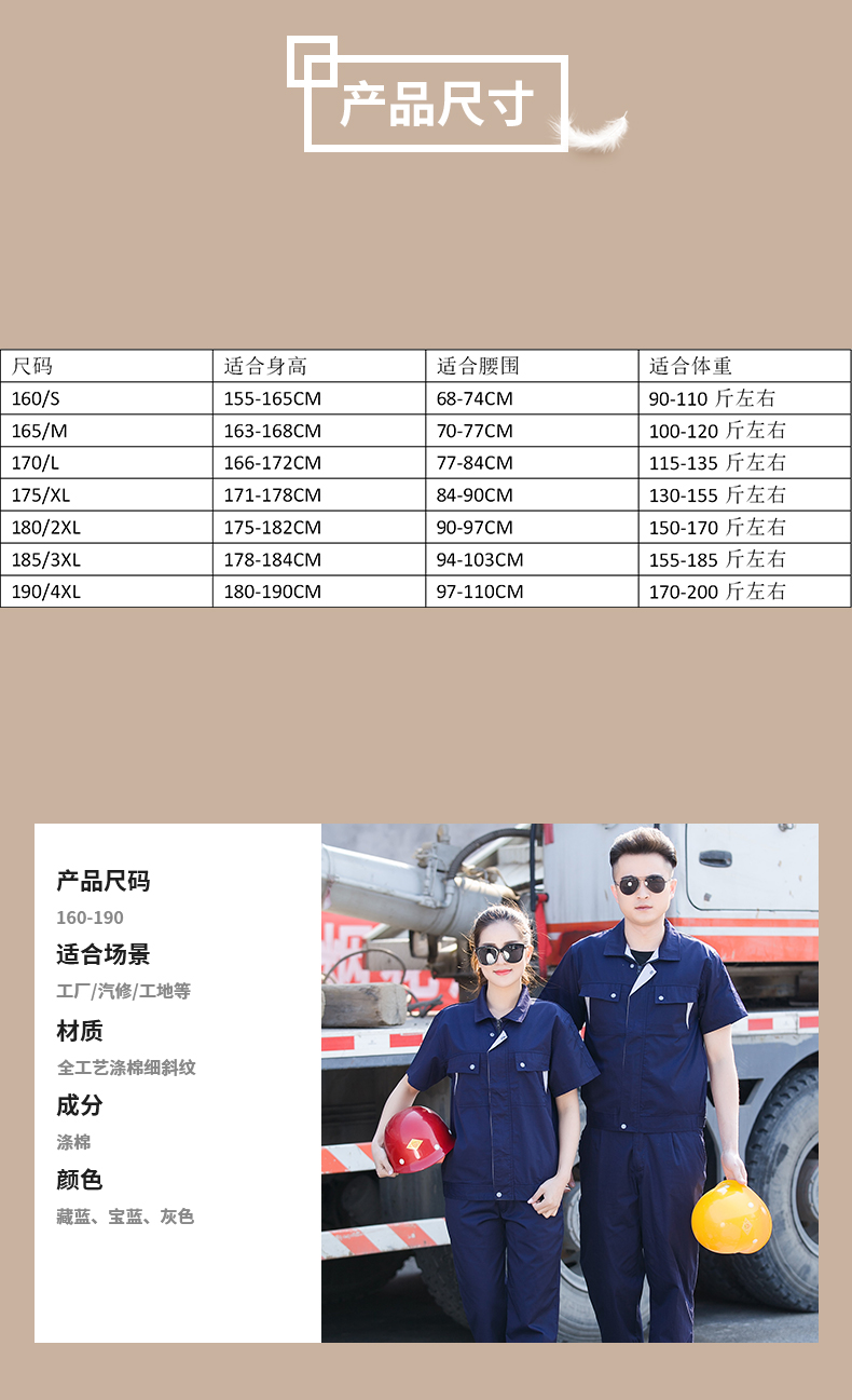 Full process polyester cotton fine twill underarm breathable mesh workwear suit HBY-S3001-3003 suit