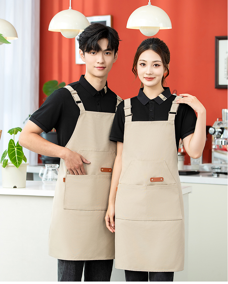 Canvas waterproof metal adjustable straps apron HD1-2412