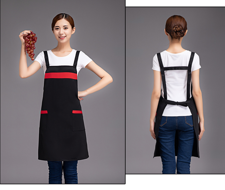 Three straps shoulder apron H10-1026